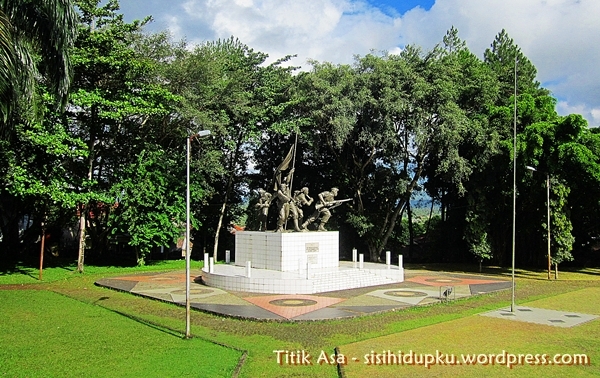Monumen Palagan Perjuangan Bojongkokosan dari jauh...