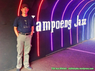 Saya di terowongan Kampoeng Jazz 2015