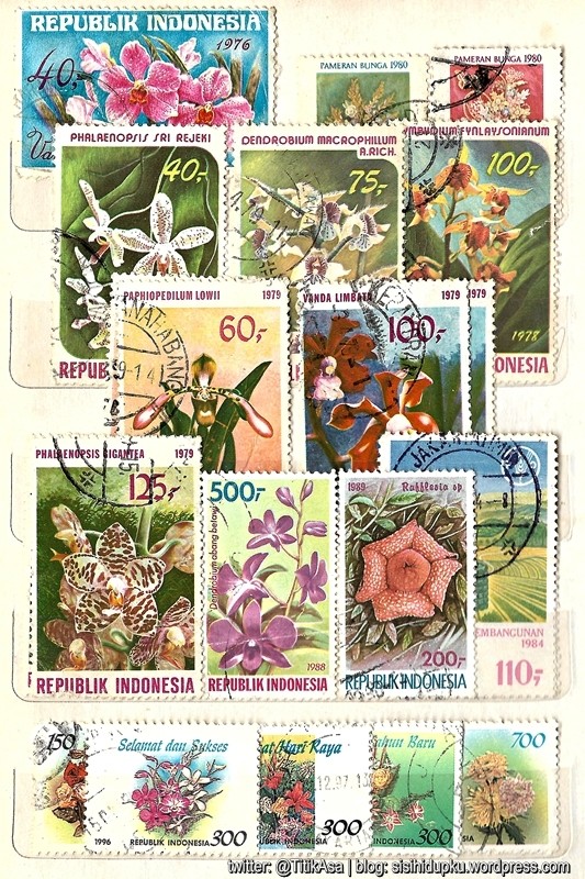 Filateli, Seri Prangko Flora